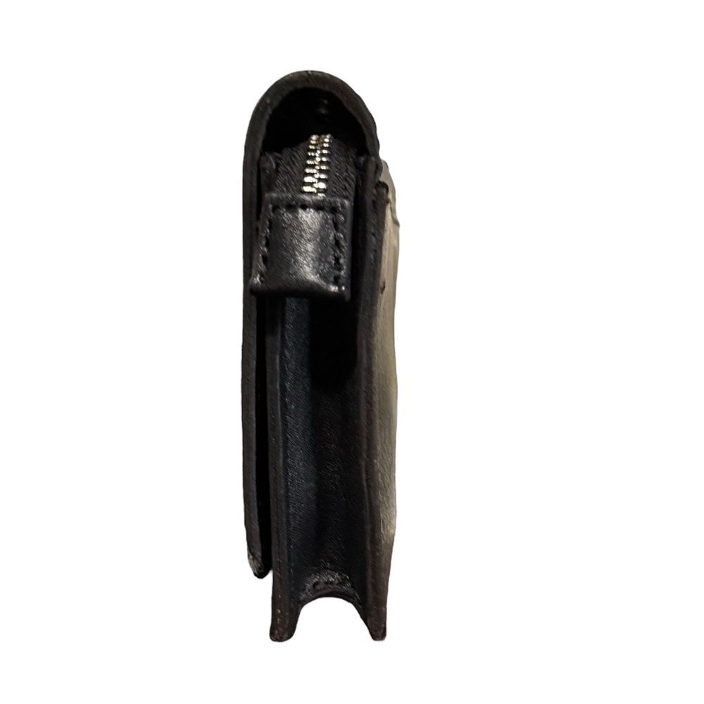 Patricia Nash Clutch Wristlet Black Leather - Picture 5 of 15